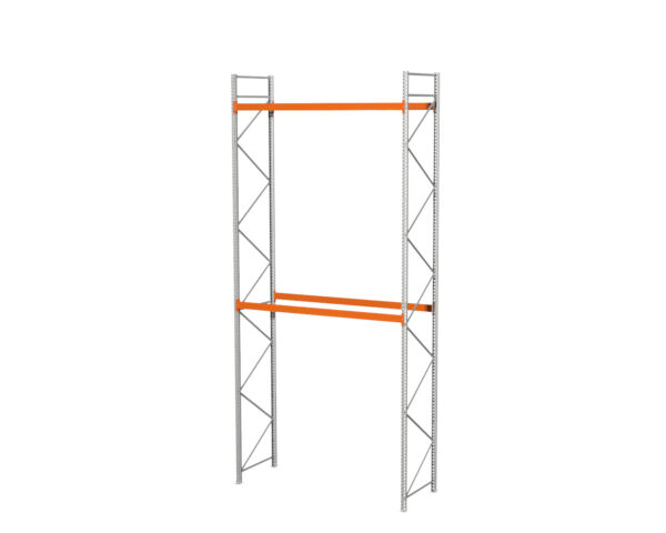 2,8 M PALLETSTELLING 6 M HOOG VOOR 9 EUROPALLETS VAN 750 KG. - Afbeelding 3