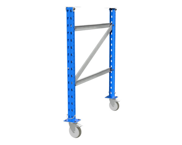 1,5 M VERRIJDBARE INPAKTAFEL MET HARDHOUTEN WERKBLAD, 0,92 M HOOG EN 1 M DIEP (MAATWERK) - Afbeelding 6