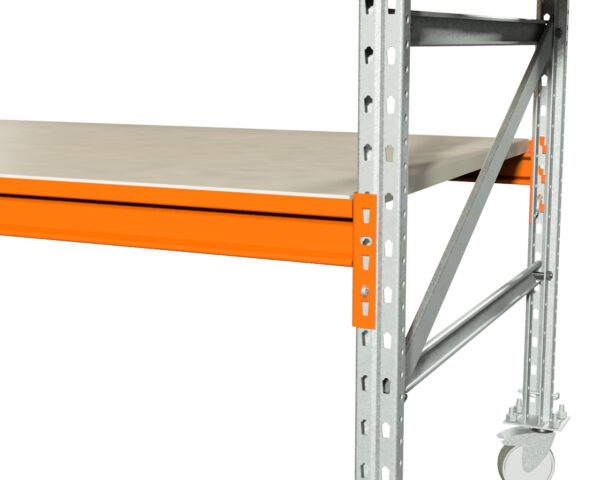 LOS LIGGER NIVEAU VOOR GROOTVAKSTELLING LENGTE 1,85 M, D: 0,6 M + LEGBORD - Afbeelding 3