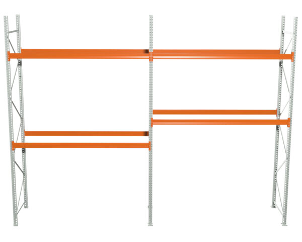 5,6 M PALLETSTELLING 5 M HOOG VOOR 18 EUROPALLETS VAN 250 KG. - Afbeelding 3