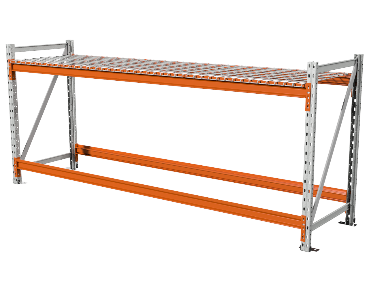 Acculaadstation 2,25 m lang, 1 m hoog, 0,6 m diep.