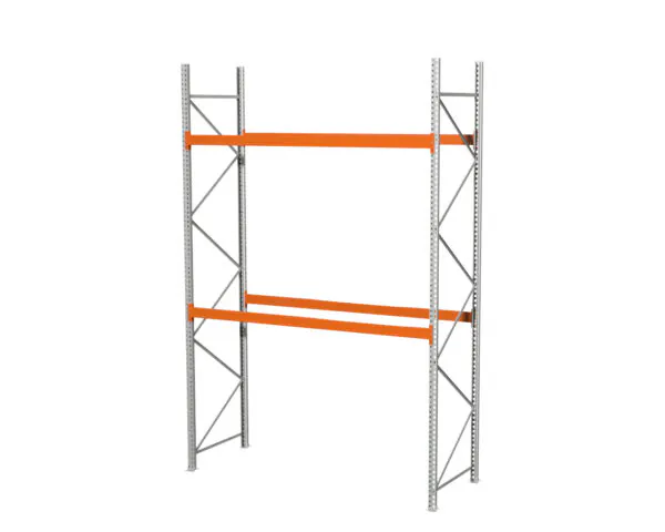 2,8 M PALLETSTELLING 4 M HOOG VOOR 9 EUROPALLETS VAN 500 KG. - Afbeelding 3