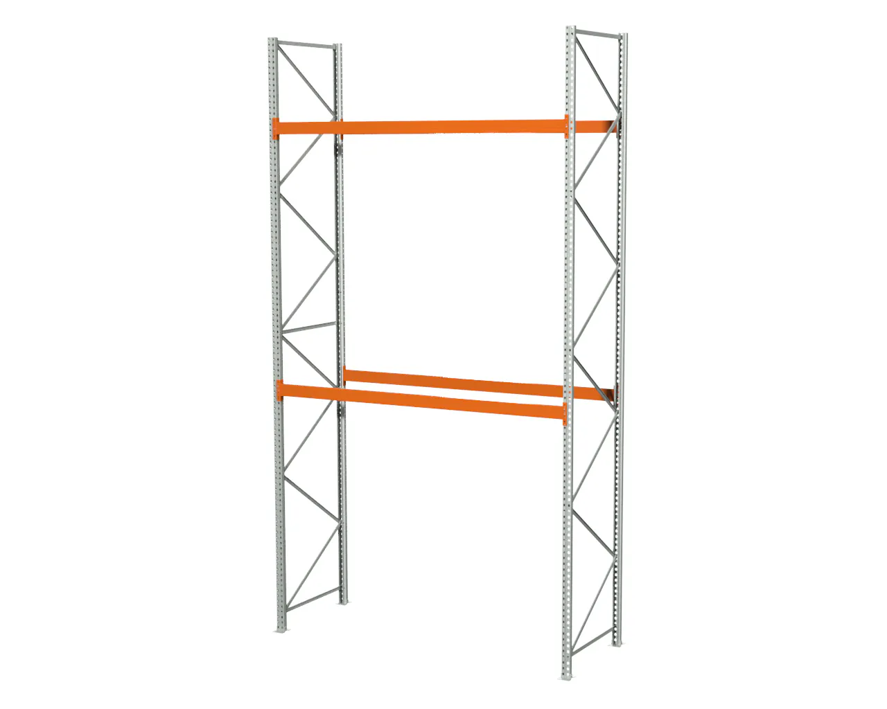2,8 M PALLETSTELLING 5 M HOOG VOOR 9 EUROPALLETS VAN 250 KG. 28-M-PALLETSTELLING-5-M-HOOG-VOOR-9-EUROPALLETS-VAN-250-KG