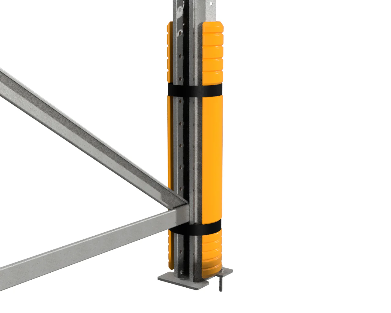 KUNSTSTOF STIJLBESCHERMER VOOR PALLETSTELLING, HOOGTE 0,55 M, KLEUR GEEL KUNSTSTOF STIJLBESCHERMER VOOR PALLETSTELLING, HOOGTE 0,55 M, KLEUR GEEL