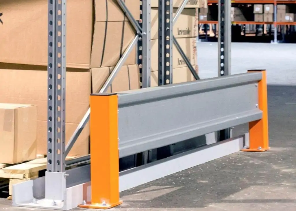 1 LOSSE AANRIJBEVEILIGING, VAN 1,2 M BREED EN 0,4 M HOOG (STAAL) - Afbeelding 2