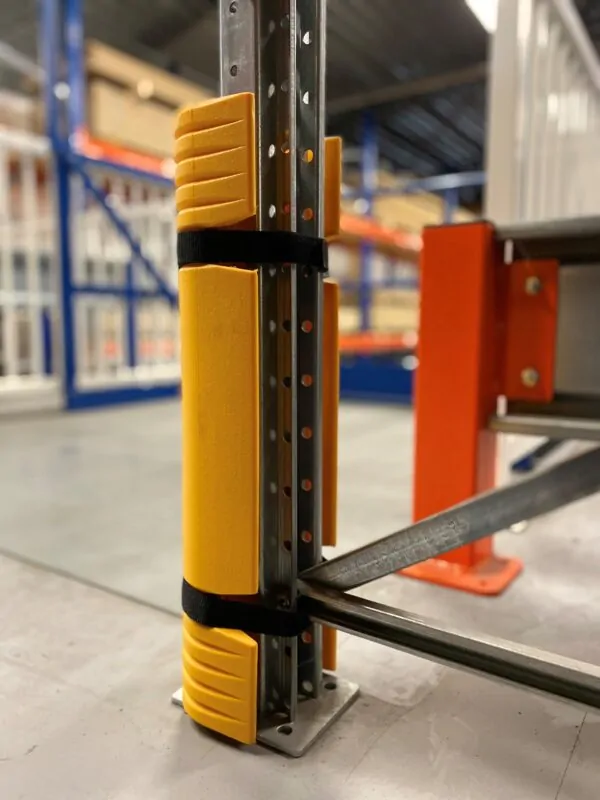 KUNSTSTOF STIJLBESCHERMER VOOR PALLETSTELLING, HOOGTE 0,55 M, KLEUR GEEL - Afbeelding 5