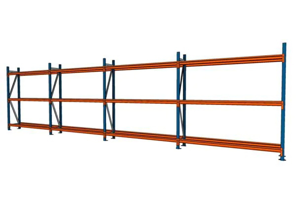 7,4 M BANDENSTELLING 2 M HOOG MET 3 NIVEAU'S VAN 0,4 M DIEP - Afbeelding 2