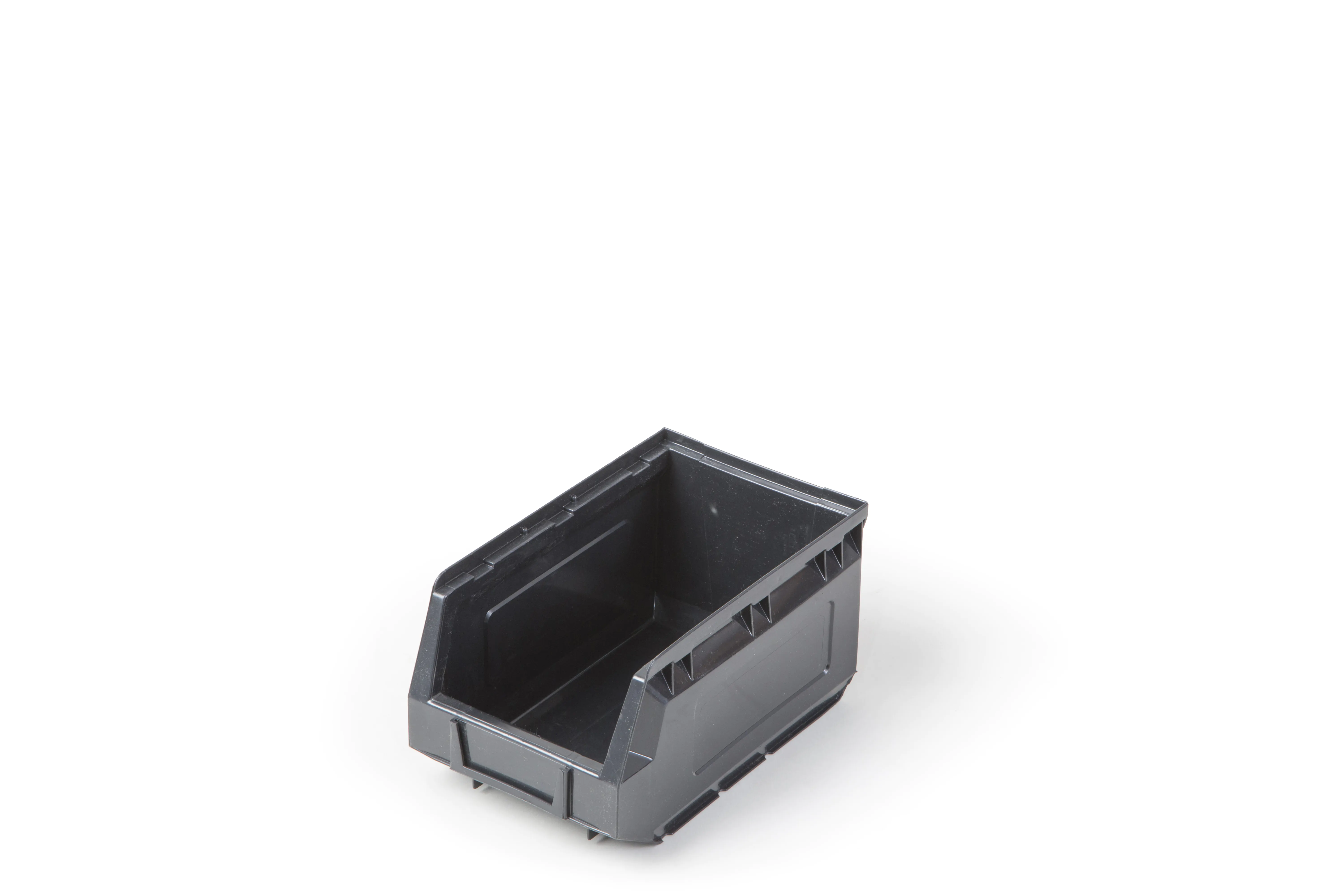 KUNSTSTOF MAGAZIJNBAK, STAPELBAAR, 345*207*165 MM (LxBxH), KLEUR ZWART