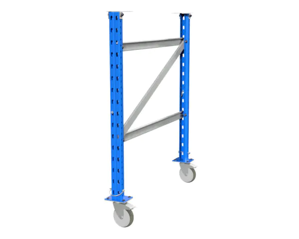 1,5 M VERRIJDBARE INPAKTAFEL MET HARDHOUTEN WERKBLAD, 0,92 M HOOG EN 1 M DIEP (MAATWERK) - Afbeelding 6