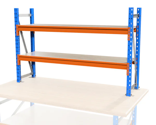 BOVENBOUW MET 2 NIVEAUS VOOR INPAKTAFEL, 1,9 M BREED 1 M HOOG EN 0,4 M DIEP - Afbeelding 3