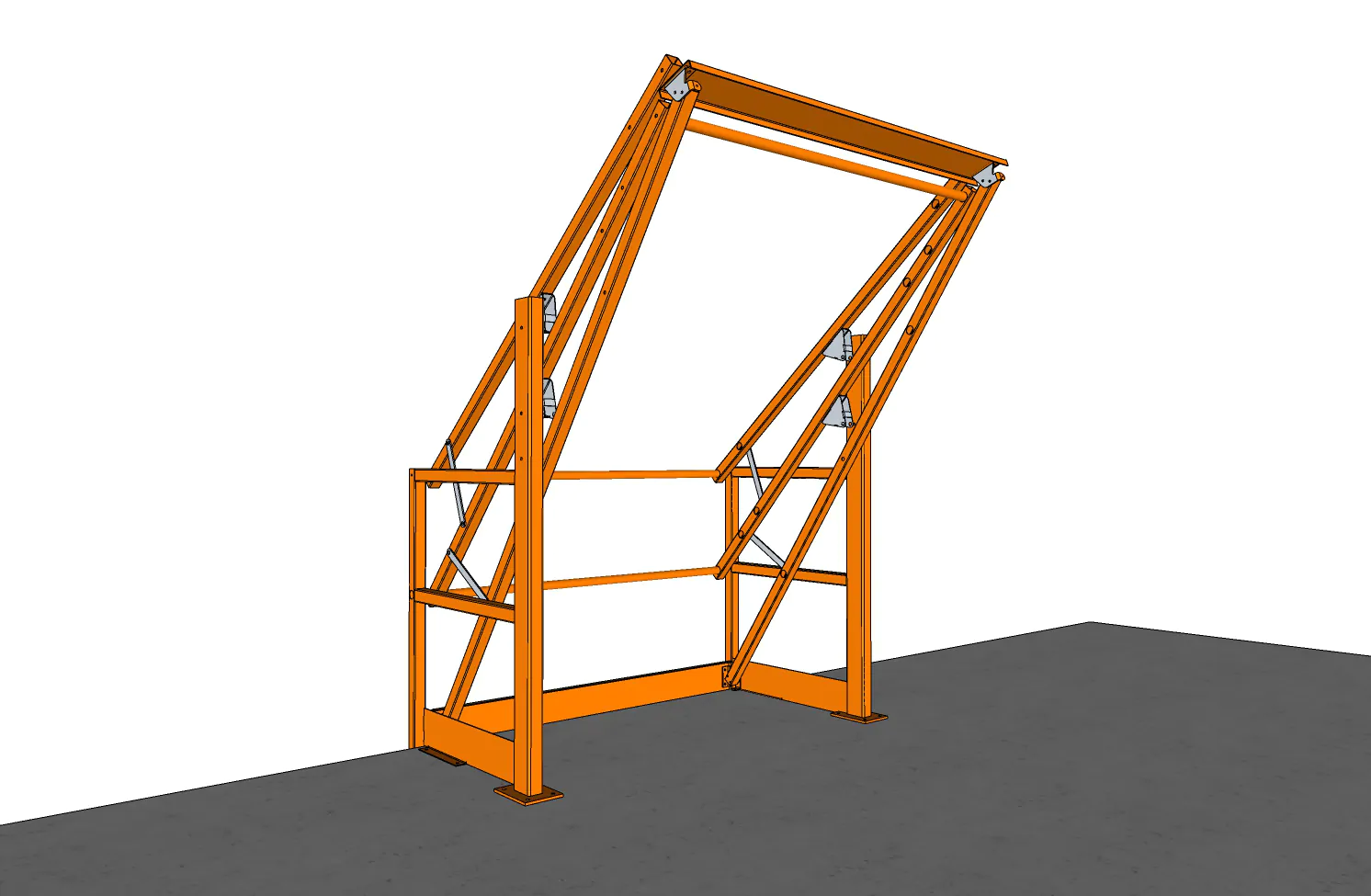 KANTELHEK VOOR PALLETOPSTEEKPLAATS, MAXIMALE INZETBREEDTE 2.5M KANTELHEK VOOR PALLETOPSTEEKPLAATS, MAXIMALE INZETBREEDTE 2.5M - Afbeelding 5