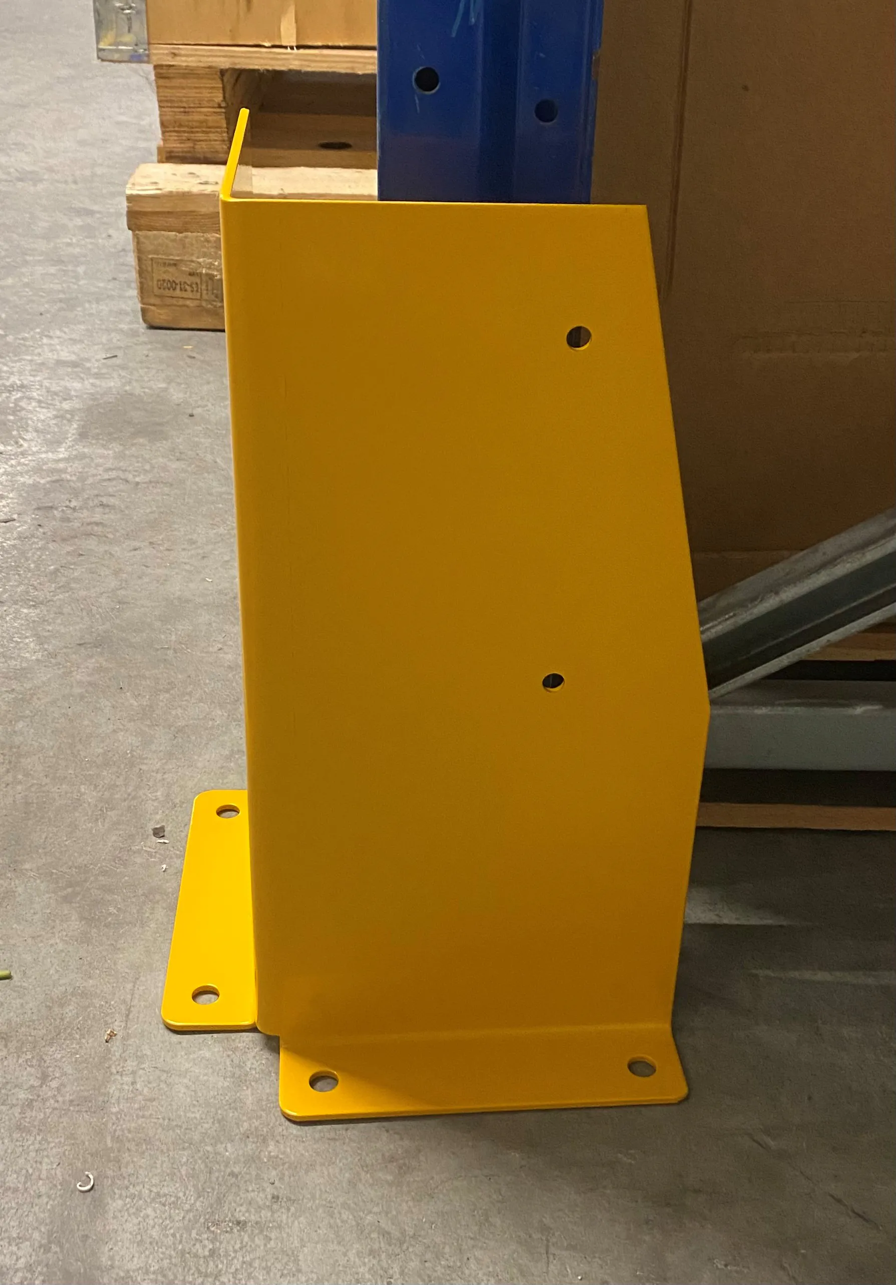 STALEN HOEKBESCHERMER, HOOGTE 0,40 M, KLEUR GEEL STALEN HOEKBESCHERMER, HOOGTE 0,40 M, KLEUR GEEL - Afbeelding 2