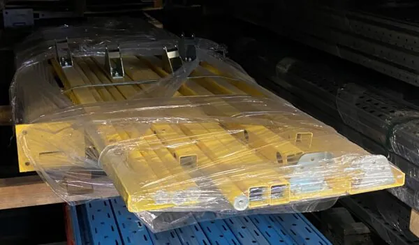GEBRUIKT KANTELHEK VOOR PALLETOPSTEEKPLAATS, MAXIMALE INZETHOOGTE 2 M (nog 1 stuks) - Afbeelding 2
