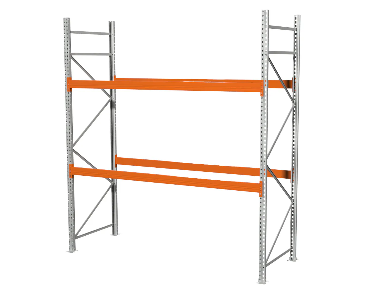 2,8 M PALLETSTELLING 5 M HOOG VOOR 9 EUROPALLETS VAN 1000 KG. 28-M-PALLETSTELLING-3-M-HOOG-VOOR-9-EUROPALLETS-VAN-250-KG