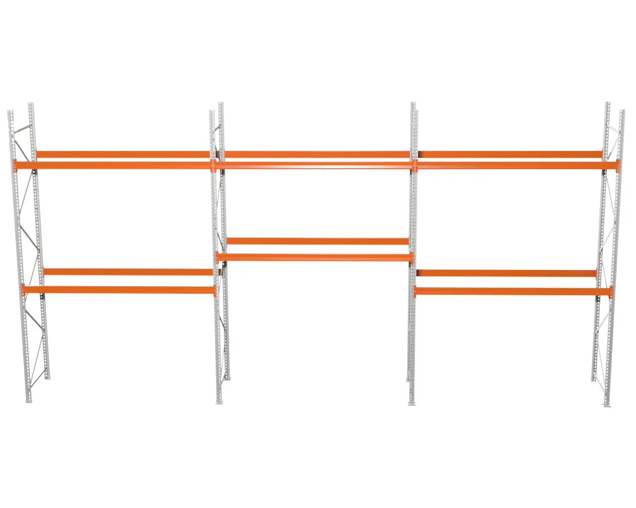 8,4 M PALLETSTELLING 6 M HOOG VOOR 27 EUROPALLETS VAN 250 KG. 84-M-PALLETSTELLING-5-M-HOOG-VOOR-27-EUROPALLETS-VAN-1000-KG