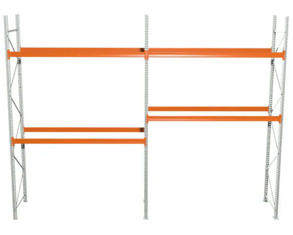 5,6 M PALLETSTELLING 5 M HOOG VOOR 18 EUROPALLETS VAN 250 KG. - Afbeelding 3