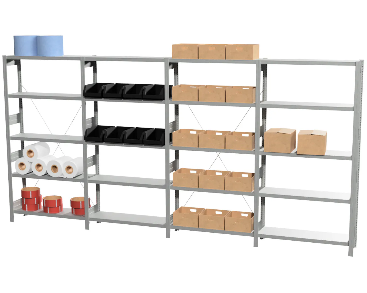 4M LEGBORDSTELLING 2 M HOOG MET 5 NIVEAU’S VAN 0,3 M DIEP