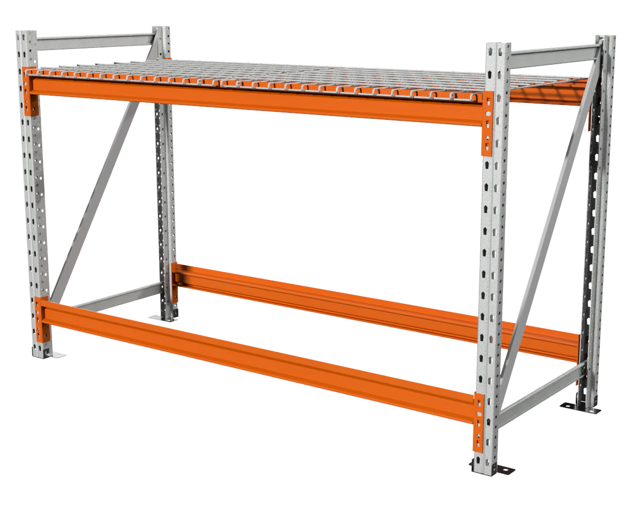 Acculaadstation 1,5 m lang, 1 m hoog, 0,6 m diep.